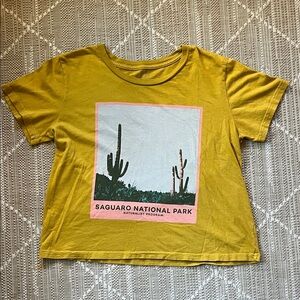 Saguaro National Park Kids Yellow T-Shirt